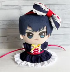 ぬい服　白雪イメージ紺色ワンピース　ちびぐるみサイズ　tb02