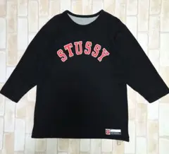 STUSSY ステューシー 七分袖 カットソー スウェット リバーシブル M