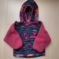 パタゴニア　キッズ　フリース　パーカー　patagonia　ネイティブ