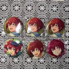 あんスタ 朱桜司 コレクション缶バッジ クロススカウト プロメッサ 6個