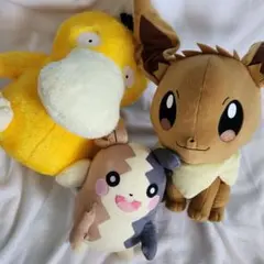 タグ付 ポケットモンスター コダック モルペコ イーブイ ぬいぐるみ まとめ売りのサムネイル