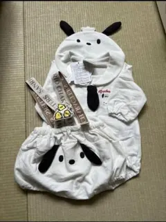 サンリオ バースデイ ポチャッコ ロンパース サロペット 7080