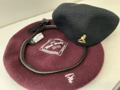 KANGOL TROPIC504VENTAIRとSMU WOOL 帽子2点セット