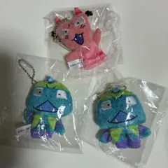 おじゃる丸 フィンガーパペット　アオベエ　アカネ　2種