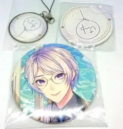 弦月藤士郎 にじさんじ 誕生日 2021 缶バッジ グッズ セット 弦月藤士郎 にじさんじ 誕生日 2021 缶バッジ グッズ セット 弦