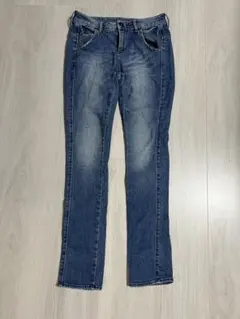 デニムブルー スリムフィットジーンズ　NAUWCLOSET Mサイズ