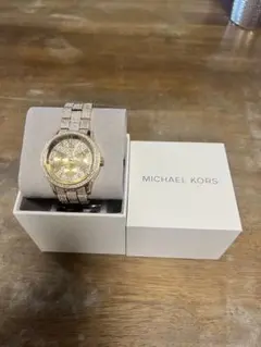 MICHEAL KORS ゴールドクロノグラフ腕時計（希少）のサムネイル