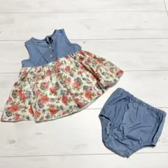 女の子 ベビー服 ワンピース セットアップ 上下 スカート 夏服
