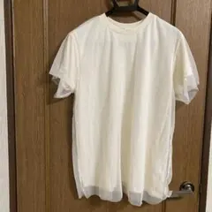 GU シアーコンビネーション　チュニックT 五分袖