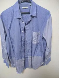 UNIQLO ＋J 青 ストライプ 長袖シャツ Mサイズ