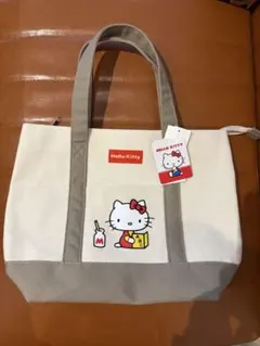【しまむら　新品】Hello Kitty トートバッグ アイボリー