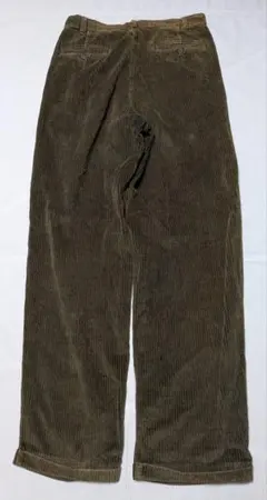 90s Eddie Bauer 白タグ 2タック コーデュロイパンツ 太畝
