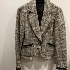 JILL STUART テーラードジャケット S グレー系　コート代わりにも