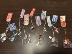 ⑤ご当地 ハローキティ ストラップ 根付け 10個まとめて