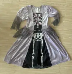 H&M 骸骨プリント コスチューム 122/128 ワンピース