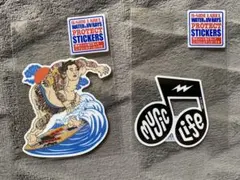 B-SIDE LABEL シールステッカー　　　　　サーフ&ミュージック