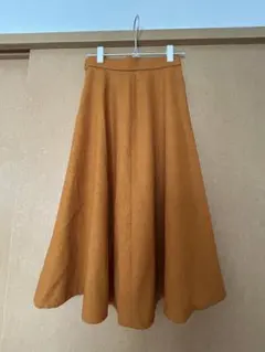 Natural beauty basicフレアスカート ウエストベルト付き