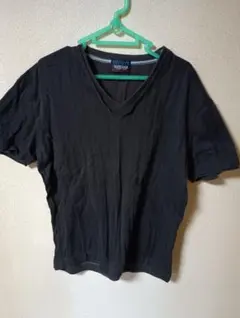 黒 Vブラウン 半袖 Tシャツ LLサイズのサムネイル