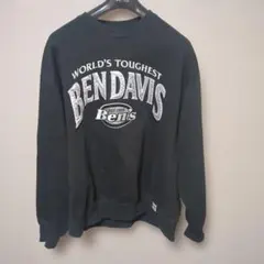 90s 海外限定販売 BEN DAVIS ブラック スウェットシャツのサムネイル