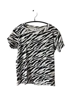 Xgirl ゼブラ柄 Tシャツ 半袖 モノトーン ストリート