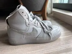 NIKE Air Force 1 25cm グレー ハイカットスニーカー