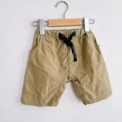 outdoor カーキ色ショートパンツ　ベルト付き　かっこいい　おしゃれのサムネイル