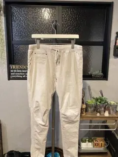 最終金額、BAYFLOW ジョガーパンツ ベージュ　コーデュロイ　Ｌ〜XXL