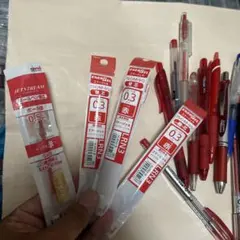 ボールペンセット 赤色0.3mm/青色0.5mm