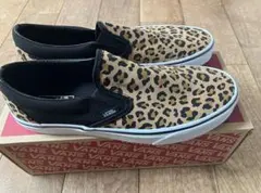 【試着のみ】VANS バンズ スリッポン レオパード　VN0A2Z41 CJJ