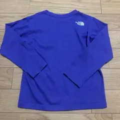 ザノースフェイス　ロンT 長袖トップス　サイズ130 紫色　綿ポリ