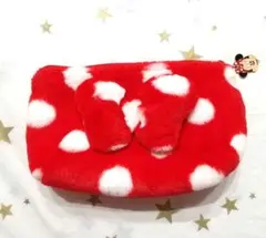 ディズニー ミニー 水玉 ポーチ リボン ディズニーリゾート