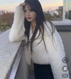 nice claup カーディガン