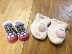 ジェラートピケ⭐︎ディズニー　ベビー靴下 2足セット