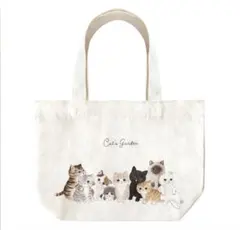 【新品】トートバッグ　キャッツガーデン　ネコ柄　☆訳あり