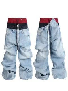 【即発送】Rye Chasin ダメージ加工ワイドパンツ opium y2k 即発送】Rye Chasin ダメージ加工ワイドパンツ opium y2k Amazon.co.jp