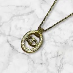 A23 Christian Dior ネックレス レディース ゴールド CDロゴ