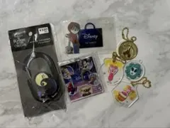 ディズニー アクリルキーホルダー まとめ売り　ディズニーマーケットカード付き