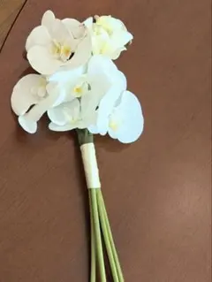 ウェディングブーケ 胡蝶蘭 造花