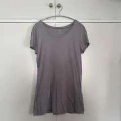 スリードッツ three dots M カットソー パープルグレーのサムネイル