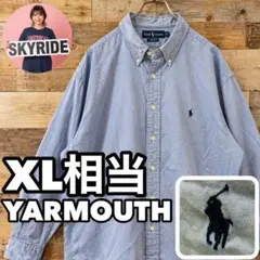 ラルフローレン YARMOUTH BD長袖シャツ ポニー刺繍 XL相当