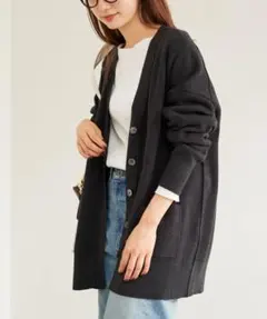 FRAMeWORK 22aw コットンカシミヤスムースカーディガン