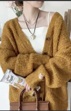 classical ELFビッグシルエットカーディガン