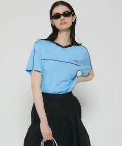 MAISON SPECIAL メゾンスペシャル　バイカラーラインTEEのサムネイル