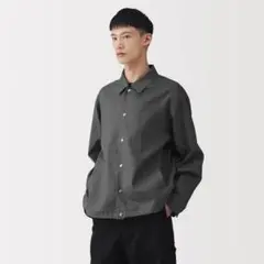 26SS mujilabo 太番手リネンドローストリングジャケット タグ有のサムネイル
