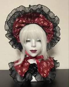 USED】スピンドルAngelic Princessハーフボンネット（黒×黒