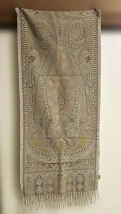 トプカピ★ウールカシミア混ペーズリー柄マフラー