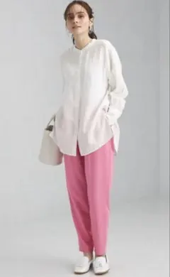 グリーンレーベルリラクシング　XS ドロスト タック イージー パンツ