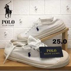 タグ付き❤️POLO RALPH LAURENのキャンバススニーカー　25.0