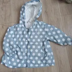 ZARA 水玉模様 フード付きアウター 18-24ヶ月