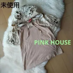 未使用☆M☆フード付き半袖Tシャツ☆PINK HOUSE　ピンクハウスのサムネイル